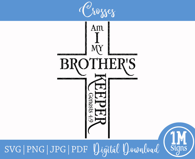 Brother's Keeper SVG Image PNG Image