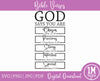 God Says You Are SVG PNG JPG PDF Digital Image, Cut File, Printing and Sublimation Design