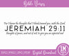 Jeremiah 29:11 For I know the Thoughts Digital Artwork