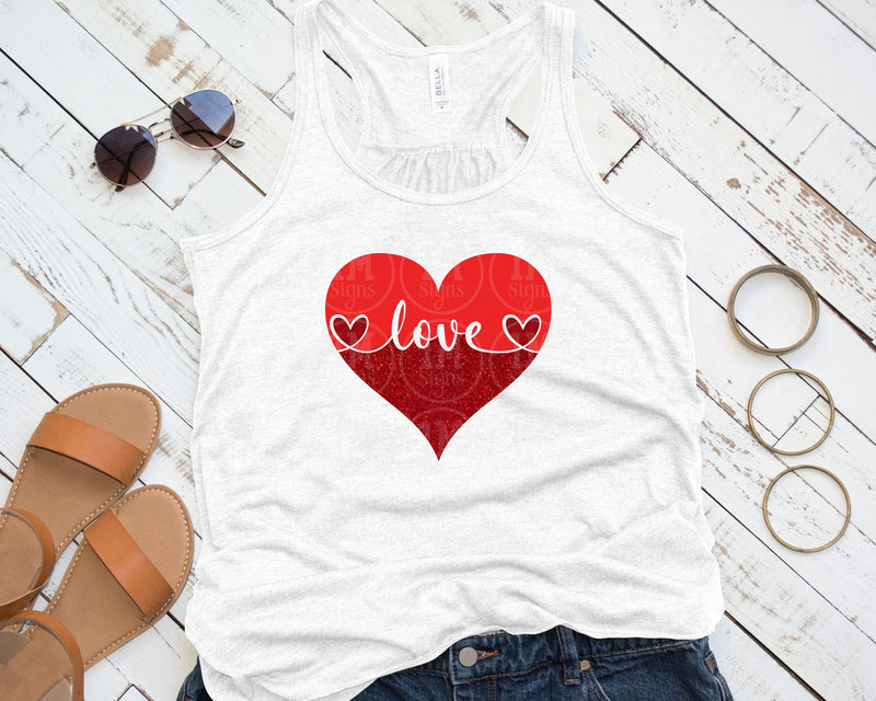Love Heart Red Glitter SVG PNG JPG PDF Digital Download Cutting File, Printing and Sublimation