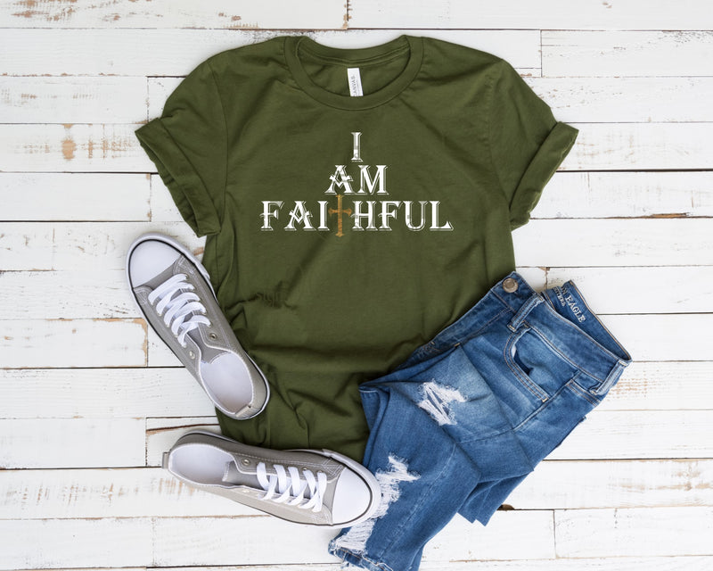 I Am Faithful SVG PNG JPG PDF Quotes Images, Cut File, Printing and Sublimation Design