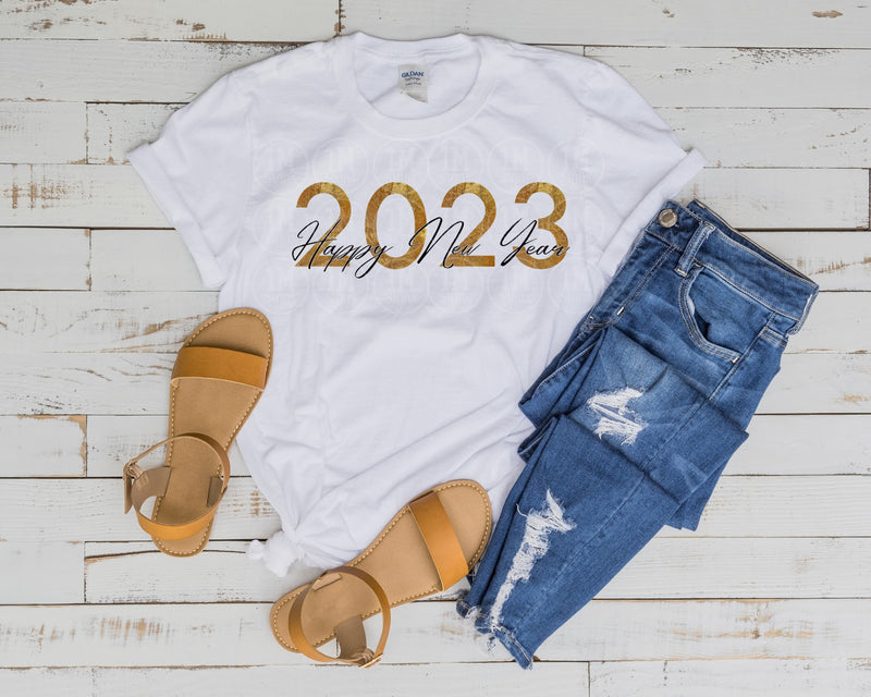 2023 Happy New Year SVG Image Cricut SVG Silhouette Cutting Machine, Cut Files, Print Files, Sublimation
