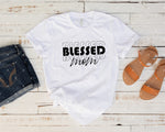 Blessed Mom Word Art SVG image, PNG image, JPG and PDF instant download.