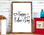 Happy Father's Day SVG Image PNG Image Digital Art Sublimation Design, Dad Gift