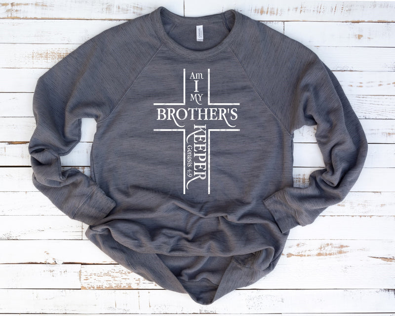 Am I My Brother's Keeper Cross SVG PNG JPG PDF Genesis 4:9 Digital Image, Cut File, Printing and Sublimation Design