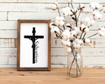 Salvation Crucifix SVG PNG JPG PDF Digital Image Cut File, Printing and Sublimation Design