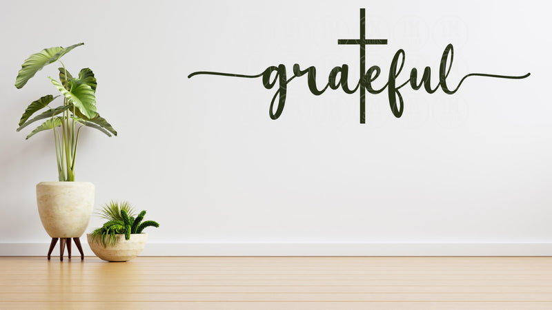 Grateful SVG Word Art SVG PNG JPG PDF Digital Download Cutting File, Printing and Sublimation