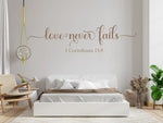 Love Never Fails SVG PNG JPG PDF 1 Corinthians 13:8 Digital Image, Cut File, Printing and Sublimation Design