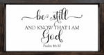 Be Still and Know I Am God SVG PNG JPG PDF Psalm 46:10 Digital Image, Cut File, Printing and Sublimation Design
