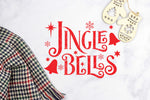 Jingle Bells SVG Christmas SVG PNG JPG PDF Happy Holidays Images, Cut File, Printing and Sublimation Design