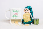 Santa's Little Helper Happy Holidays Images, Cut File, Printing and Sublimation Design