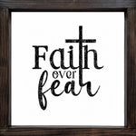 Faith Over Fear SVG PNG JPG PDF Quotes Images, Cut File, Printing and Sublimation Design