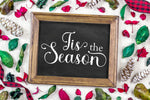 Tis The Season Happy Holidays Images, Cut File, Printing and Sublimation Design