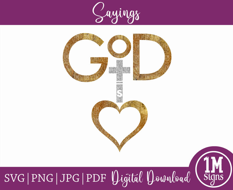 God is Love SVG Digital Art, Cut File, Printing and Sublimation DesignGod is Love SVG Digital Art, Cut File, Printing and Sublimation Design