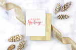 Season's Greetings Happy Holidays Images, Cut File, Printing and Sublimation Design