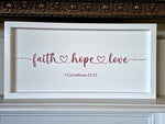 Faith Hope Love SVG PNG JPG PDF 1 Corinthians 13:13 Digital Image Cut File, Printing and Sublimation Design