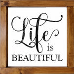 Life is Beautiful SVG PNG JPG PDF Quotes Images, Cut File, Printing and Sublimation Design