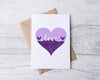 Love Heart Purple Glitter SVG PNG JPG PDF Digital Download Cut File, Printing and Sublimation