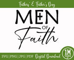 Men of Faith SVG Image Digital Art Sublimation Design