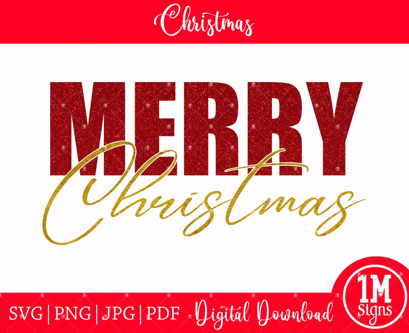 Merry Christmas 4.0 SVG PNG JPG PDF Christmas SVG Images