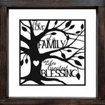 Handmade Farmhouse Sign The Love of Family