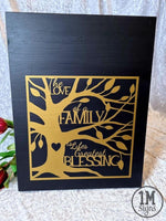 Custom Handcrafted Wooden Sign with Psalm, Bible Verse or Quote